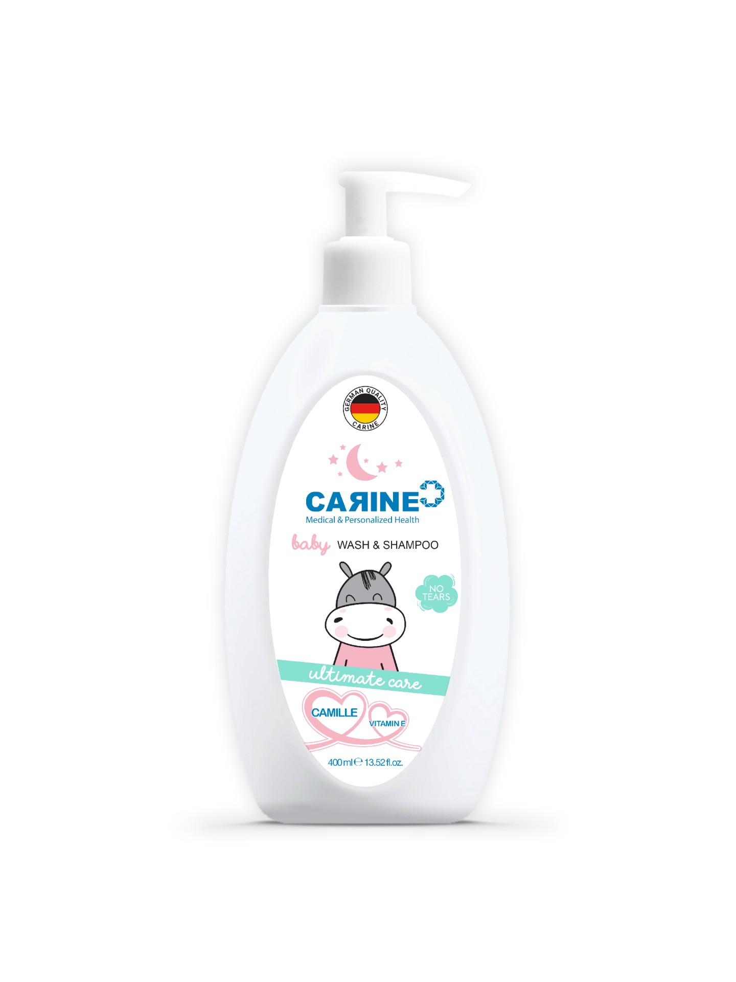 CARINE 2'si 1 Arada Bebek Saç ve Vücut Şampuanı 400 Ml