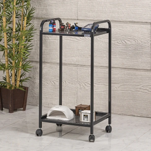 Arya Cihaz Taşıma ve Setup Sehpası | 2 Raflı - Siyah - Sac